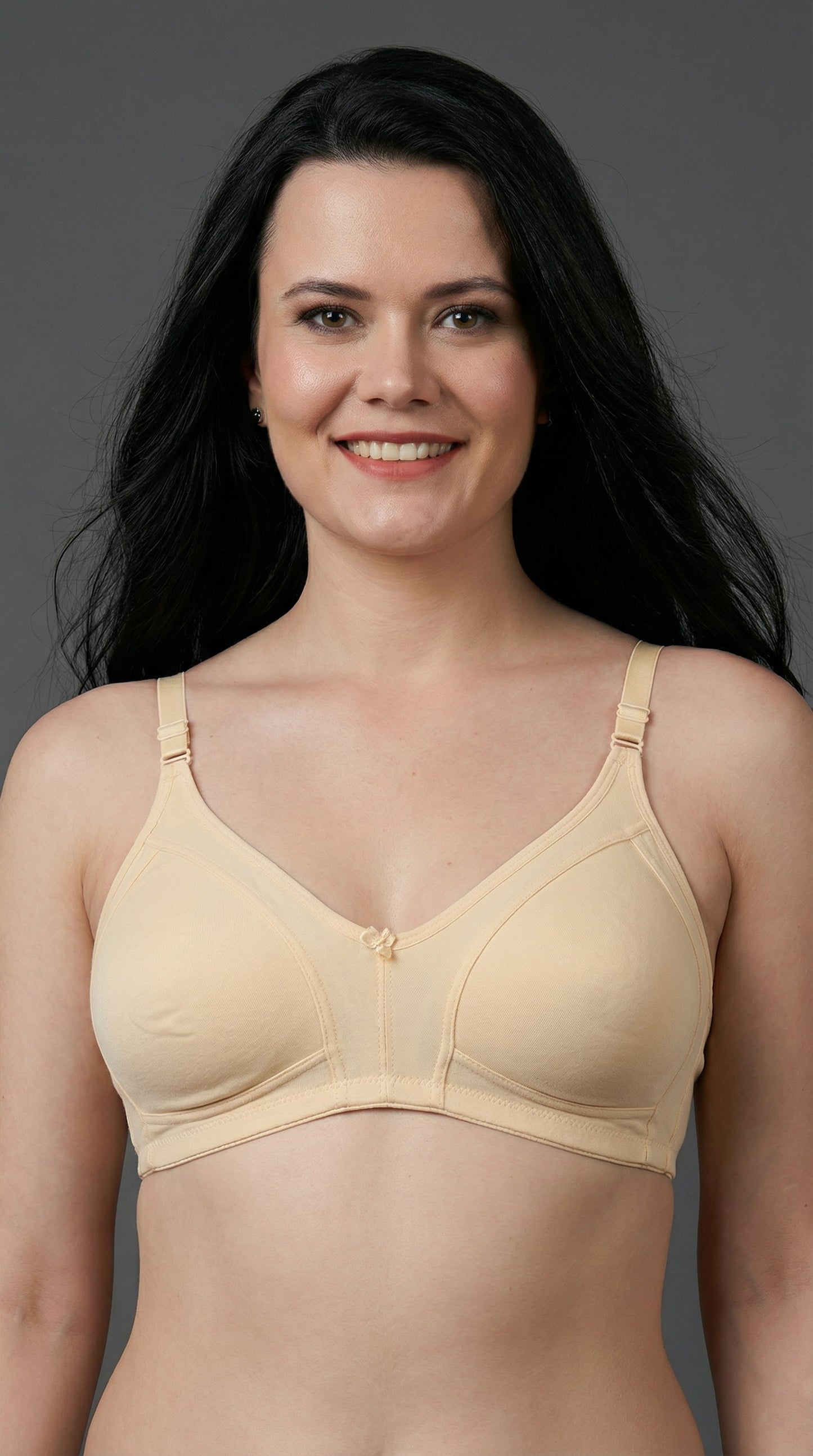 The Luella Double-Layered Cotton Comfort Bra - B Cup