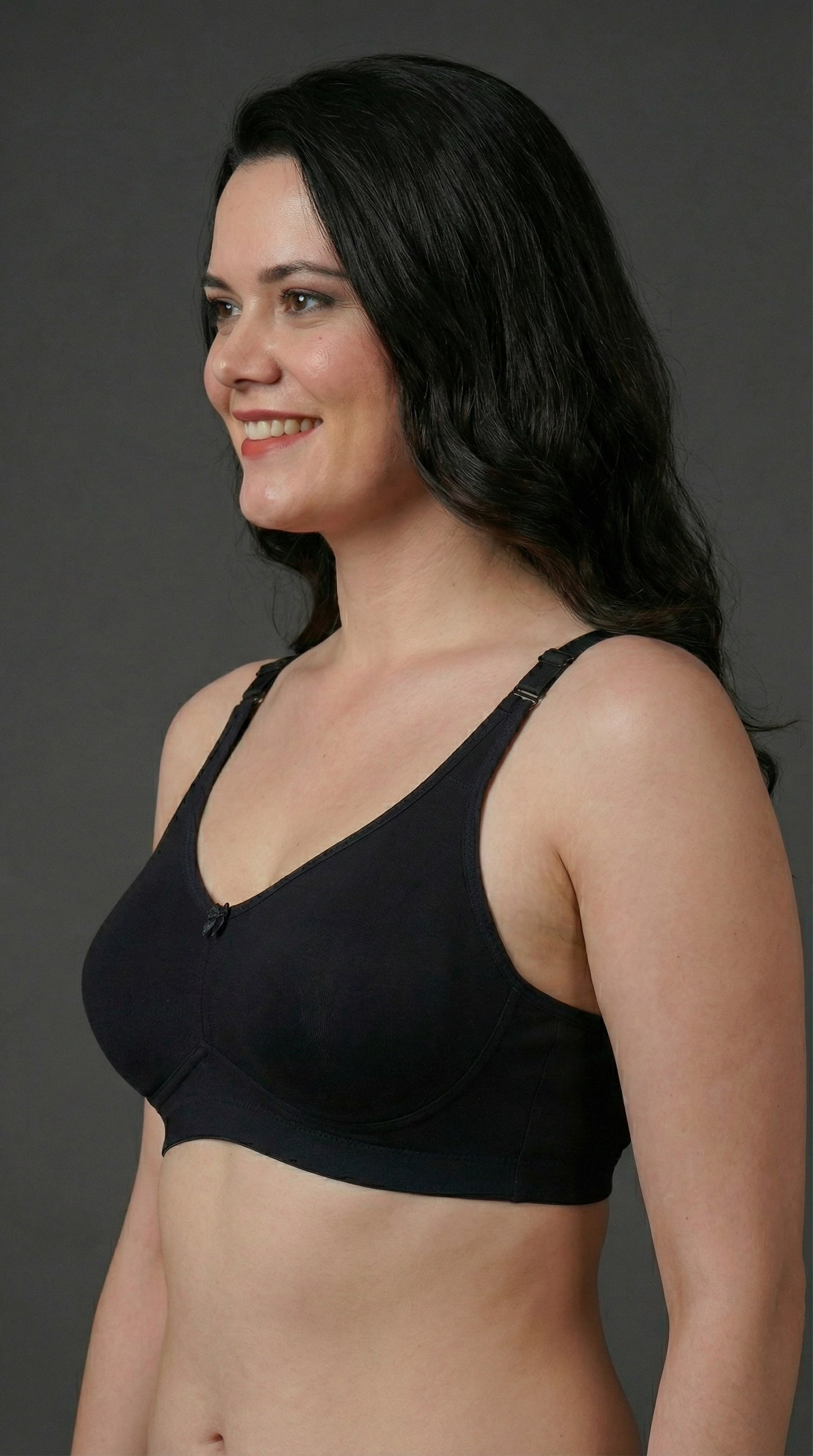 The Luella Double-Layered Cotton Comfort Bra - C Cup