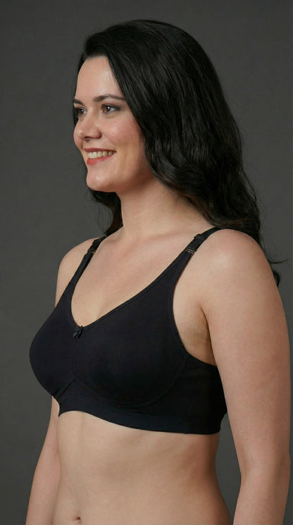The Luella Double-Layered Cotton Comfort Bra - C Cup