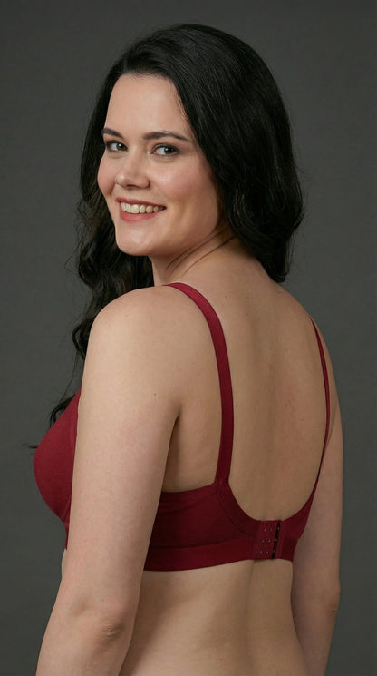 The Luella Double-Layered Cotton Comfort Bra - C Cup