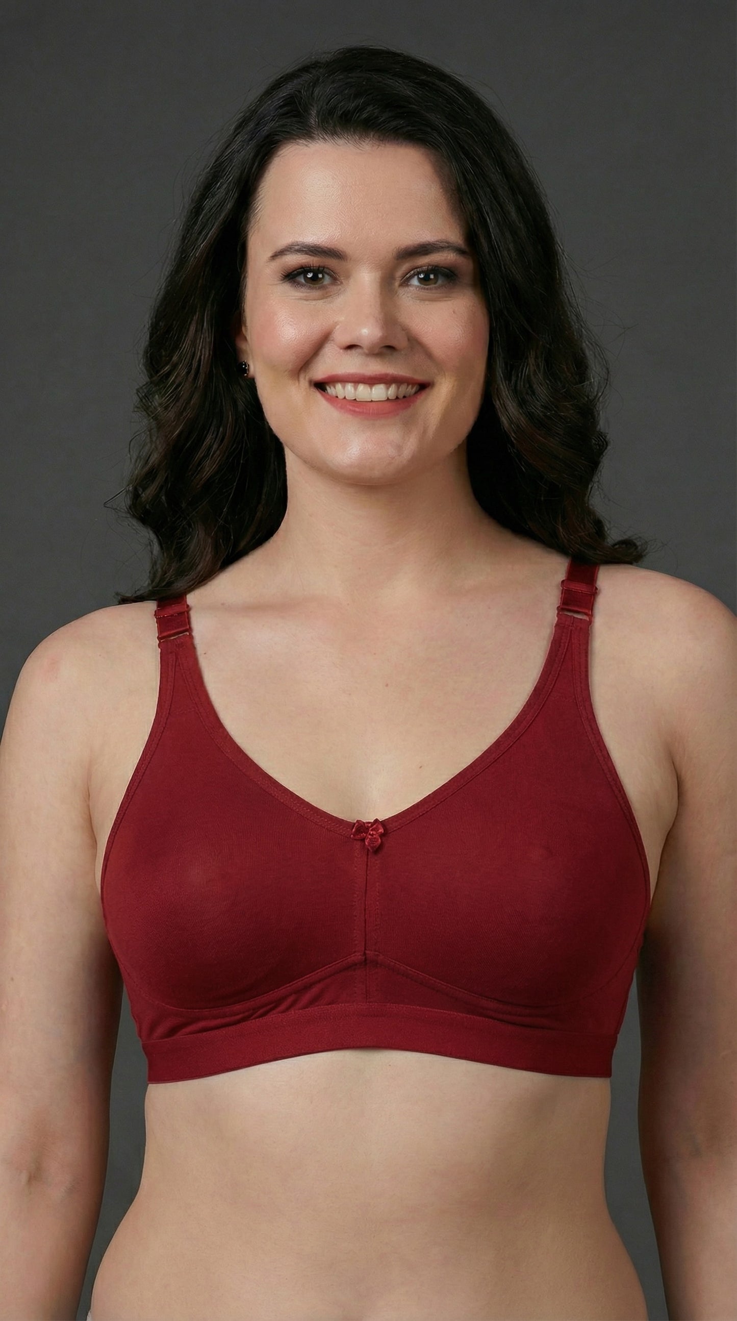 The Luella Double-Layered Cotton Comfort Bra - C Cup