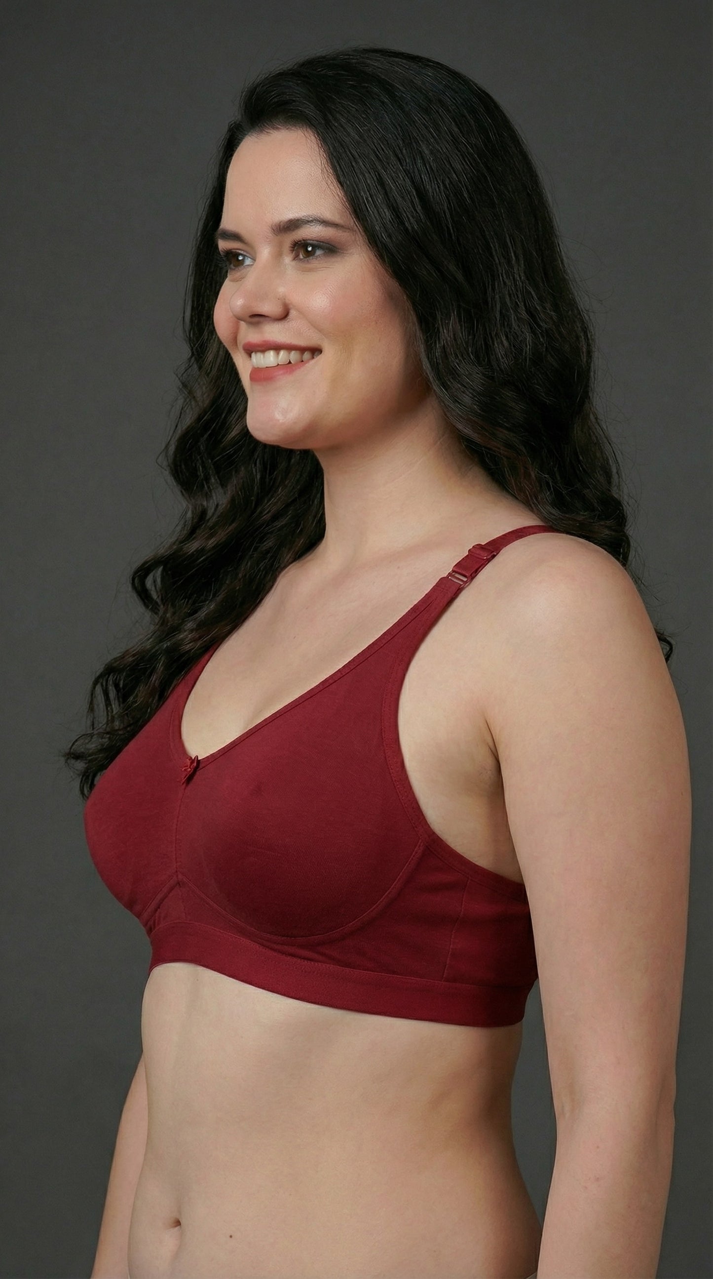 The Luella Double-Layered Cotton Comfort Bra - C Cup