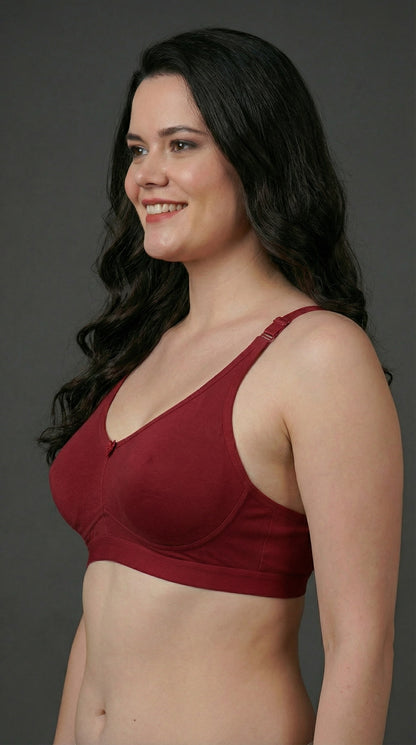The Luella Double-Layered Cotton Comfort Bra - C Cup