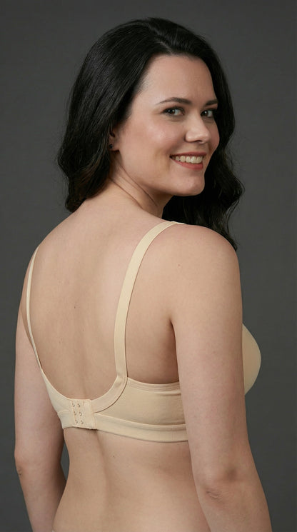 The Luella Double-Layered Cotton Comfort Bra - C Cup