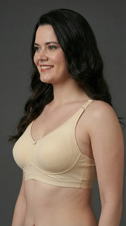 The Luella Double-Layered Cotton Comfort Bra - C Cup