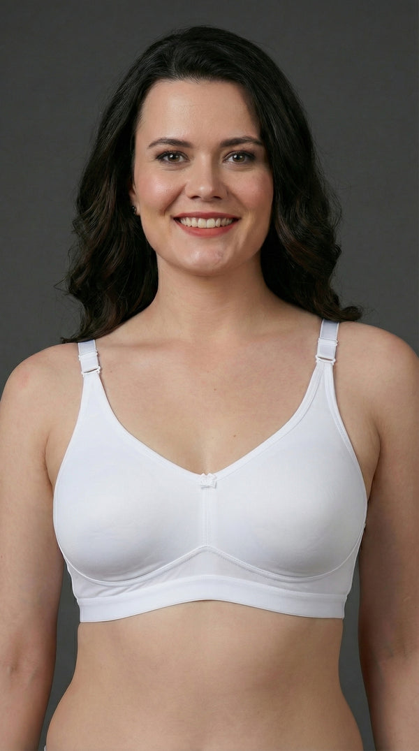 The Luella Double-Layered Cotton Comfort Bra - C Cup