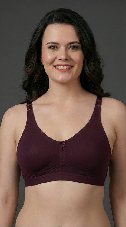 The Luella Double-Layered Cotton Comfort Bra - C Cup