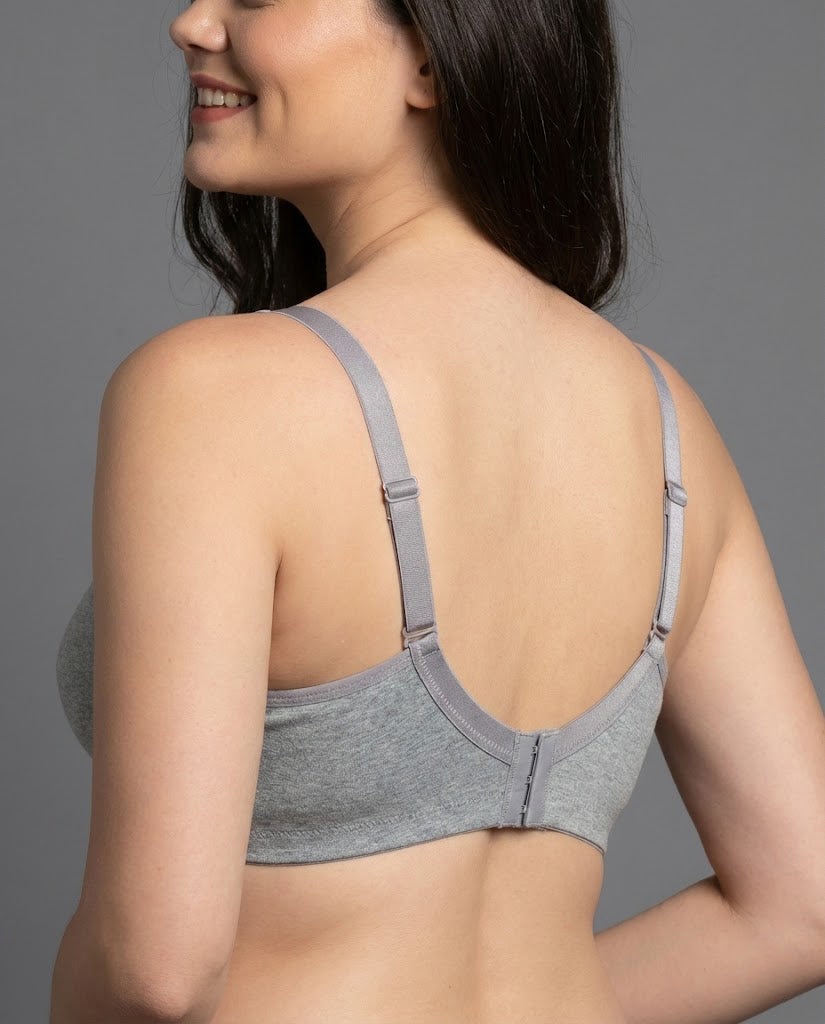 The Luella Double-Layered Cotton Comfort Bra - D Cup