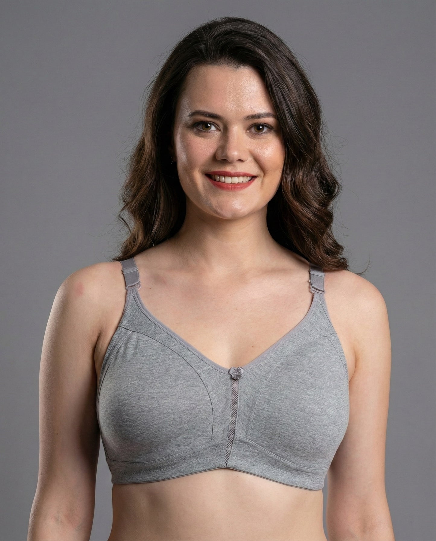 The Luella Double-Layered Cotton Comfort Bra - D Cup