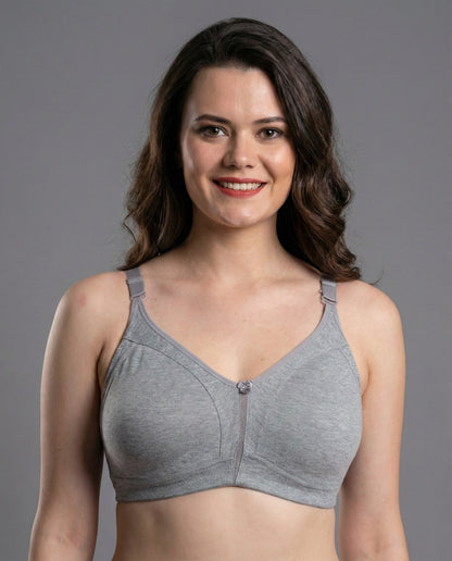The Luella Double-Layered Cotton Comfort Bra - D Cup