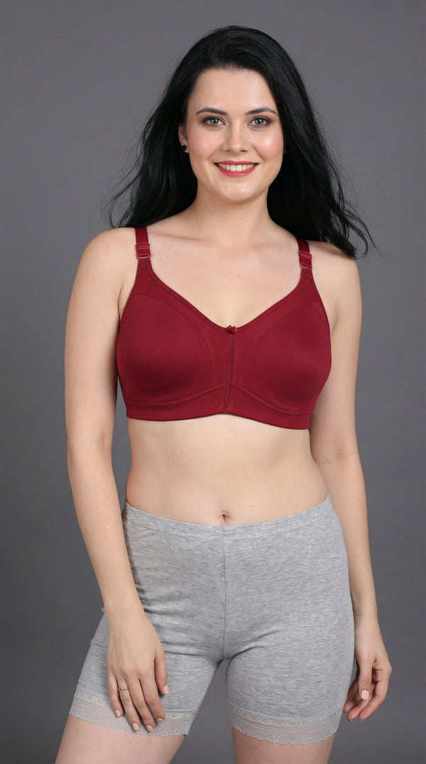 The Luella Double-Layered Cotton Comfort Bra - D Cup
