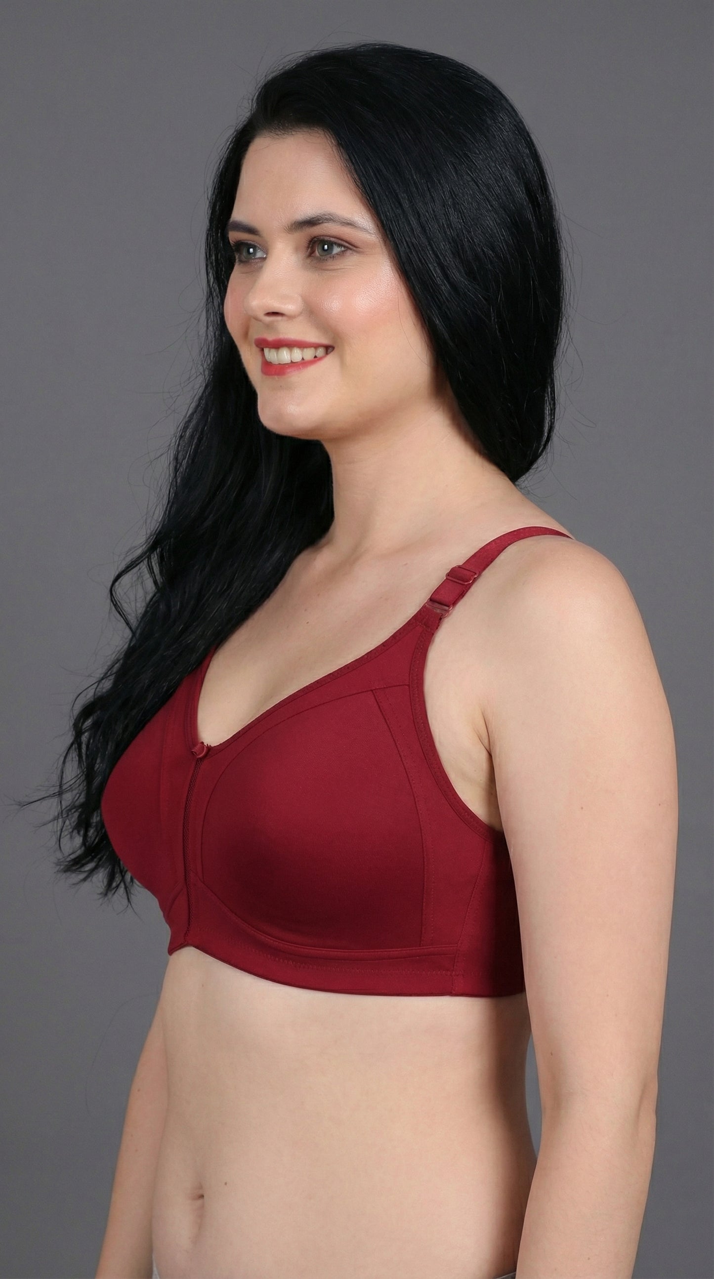 The Luella Double-Layered Cotton Comfort Bra - D Cup