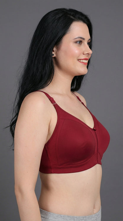 The Luella Double-Layered Cotton Comfort Bra - D Cup