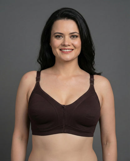 The Luella Double-Layered Cotton Comfort Bra - D Cup