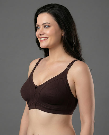 The Luella Double-Layered Cotton Comfort Bra - D Cup