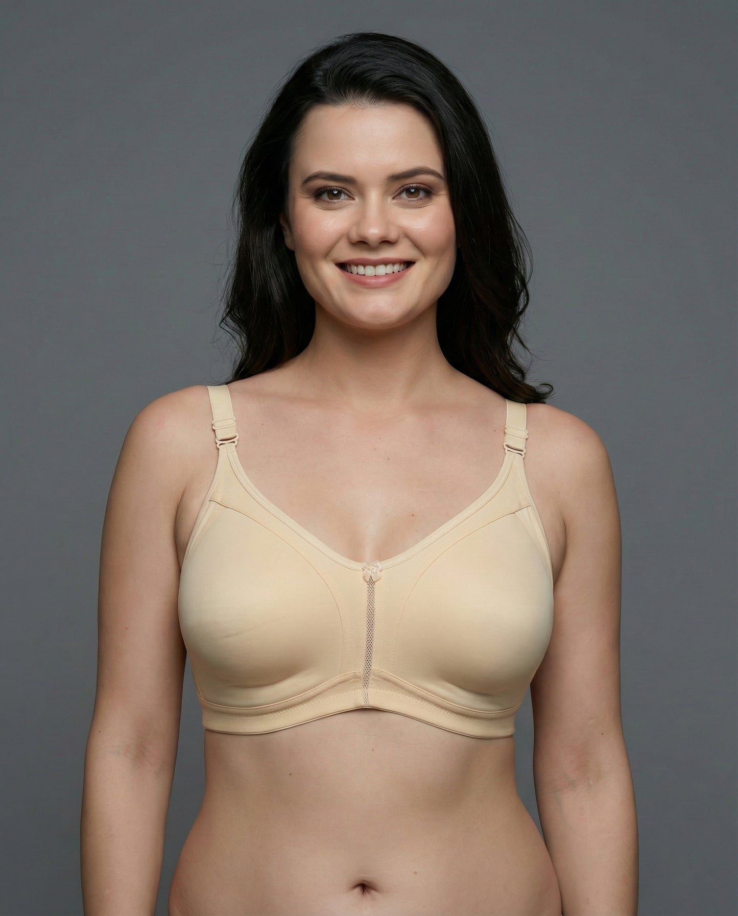 The Luella Double-Layered Cotton Comfort Bra - D Cup