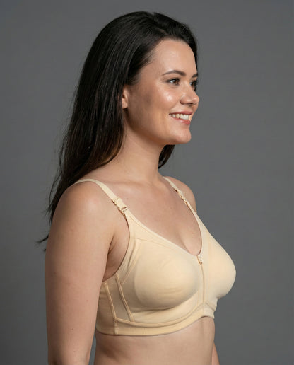 The Luella Double-Layered Cotton Comfort Bra - D Cup