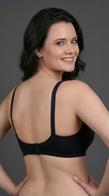 The Luella Double-Layered Cotton Comfort Bra - D Cup