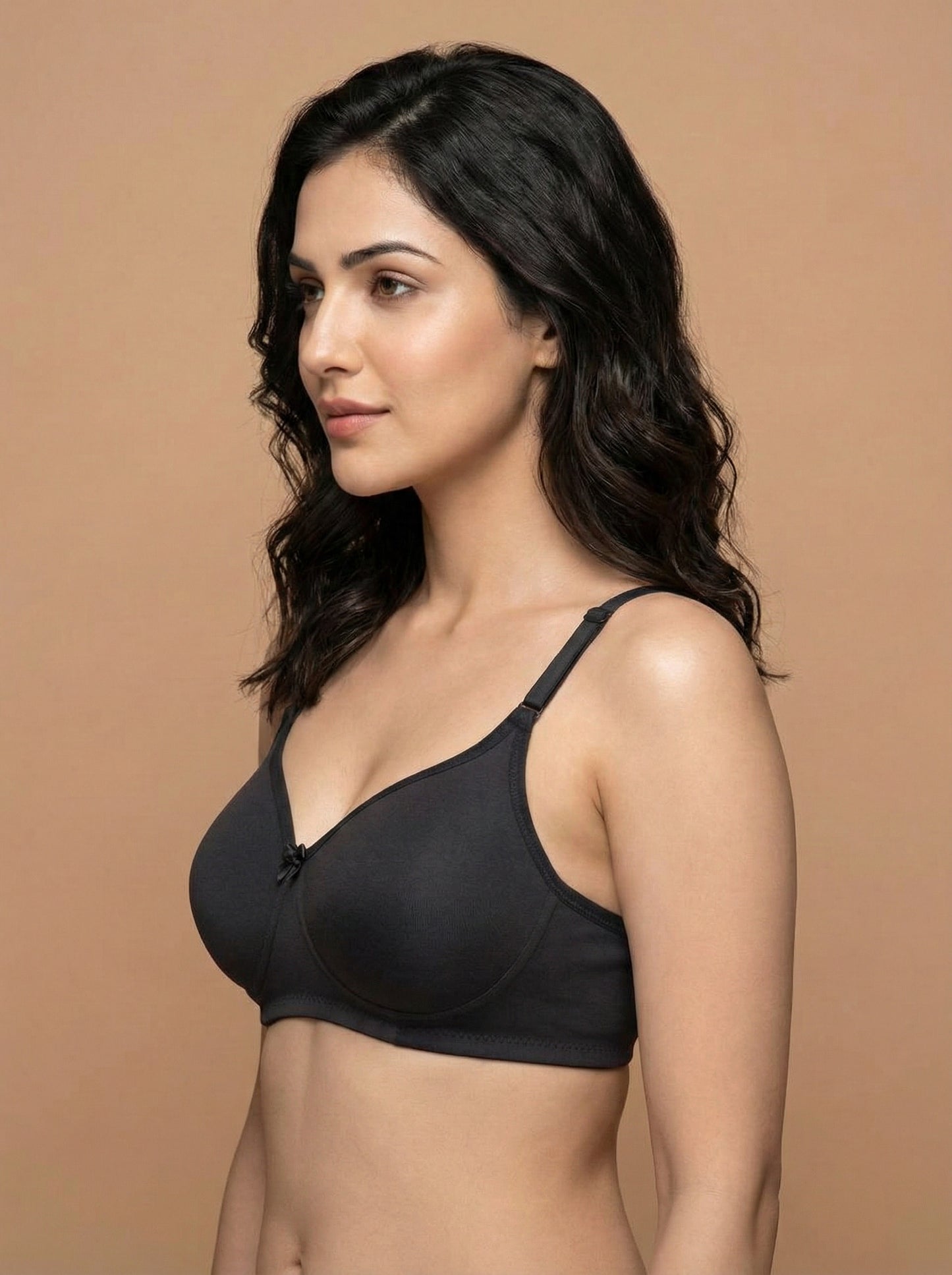 The Luella Cotton-Blend Seamless Padded Everyday Bra