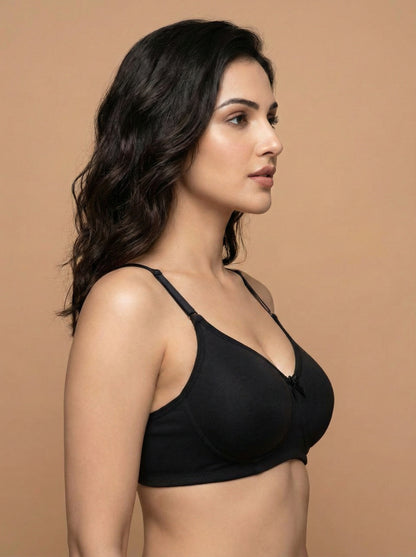 The Luella Cotton-Blend Seamless Padded Everyday Bra