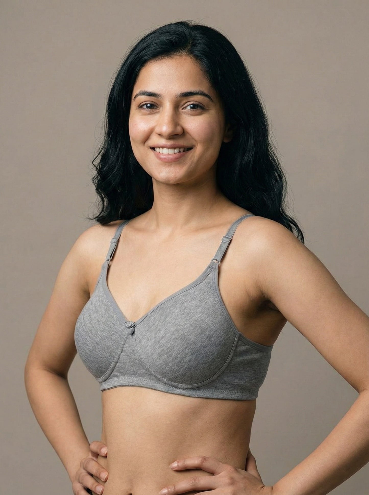 The Luella Cotton-Blend Seamless Padded Everyday Bra