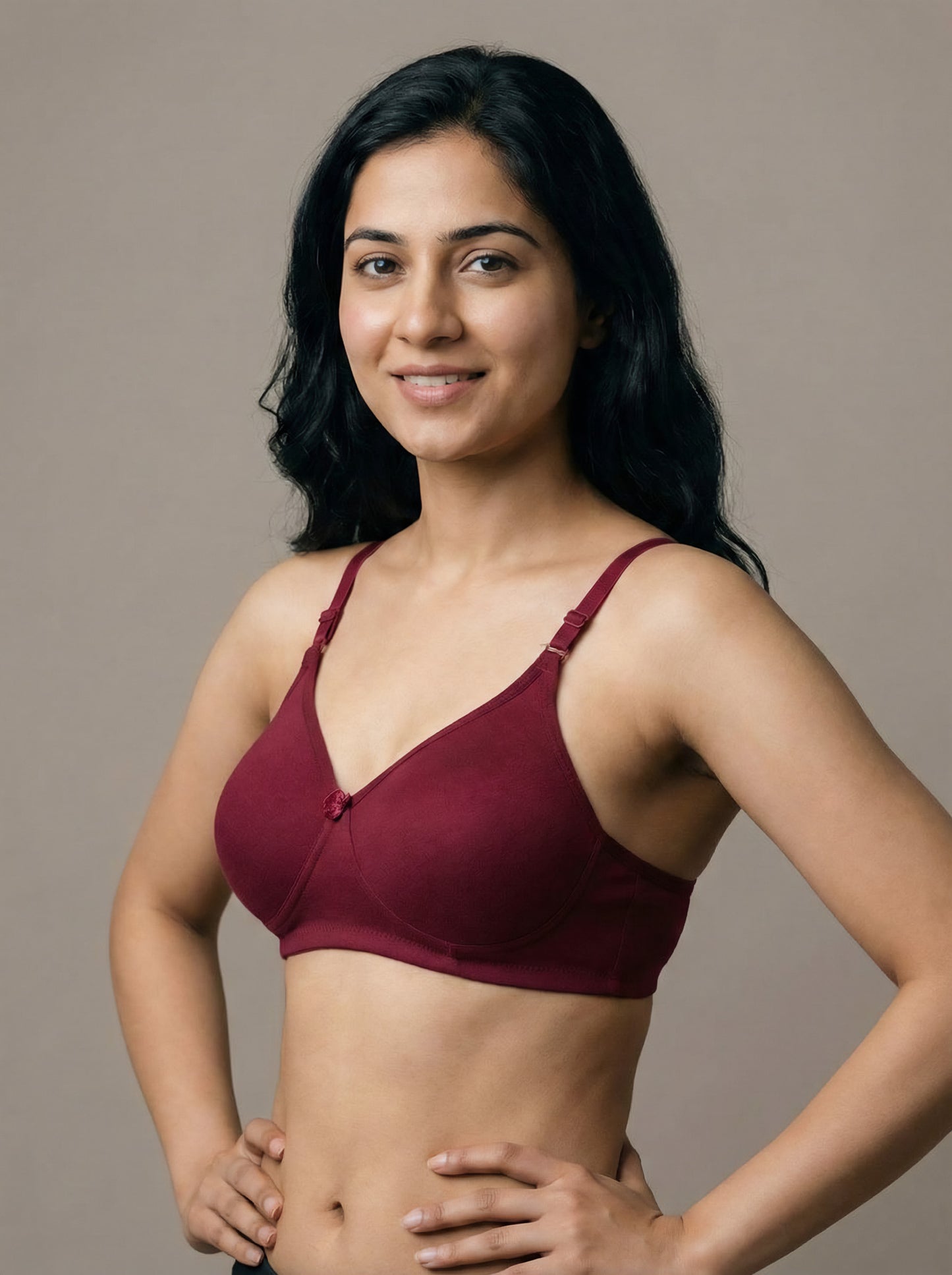 The Luella Cotton-Blend Seamless Padded Everyday Bra