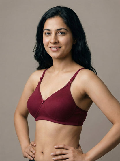 The Luella Cotton-Blend Seamless Padded Everyday Bra
