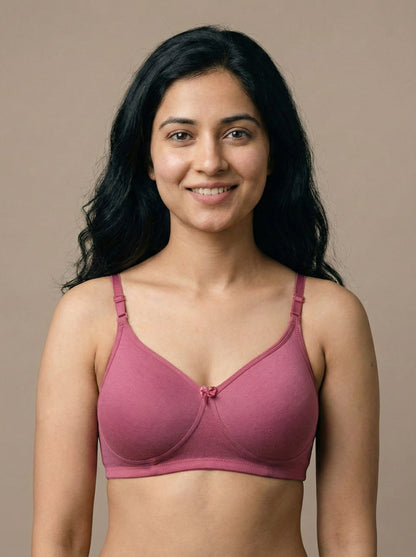 The Luella Cotton-Blend Seamless Padded Everyday Bra