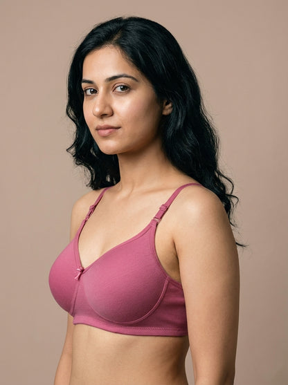 The Luella Cotton-Blend Seamless Padded Everyday Bra