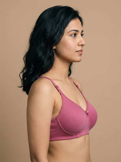 The Luella Cotton-Blend Seamless Padded Everyday Bra