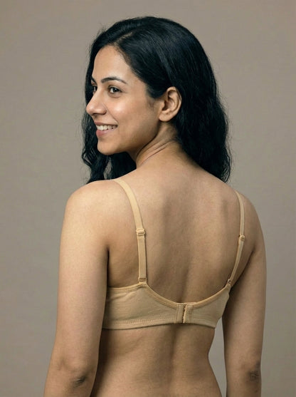 The Luella Cotton-Blend Seamless Padded Everyday Bra