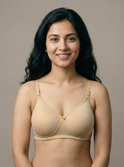 The Luella Cotton-Blend Seamless Padded Everyday Bra