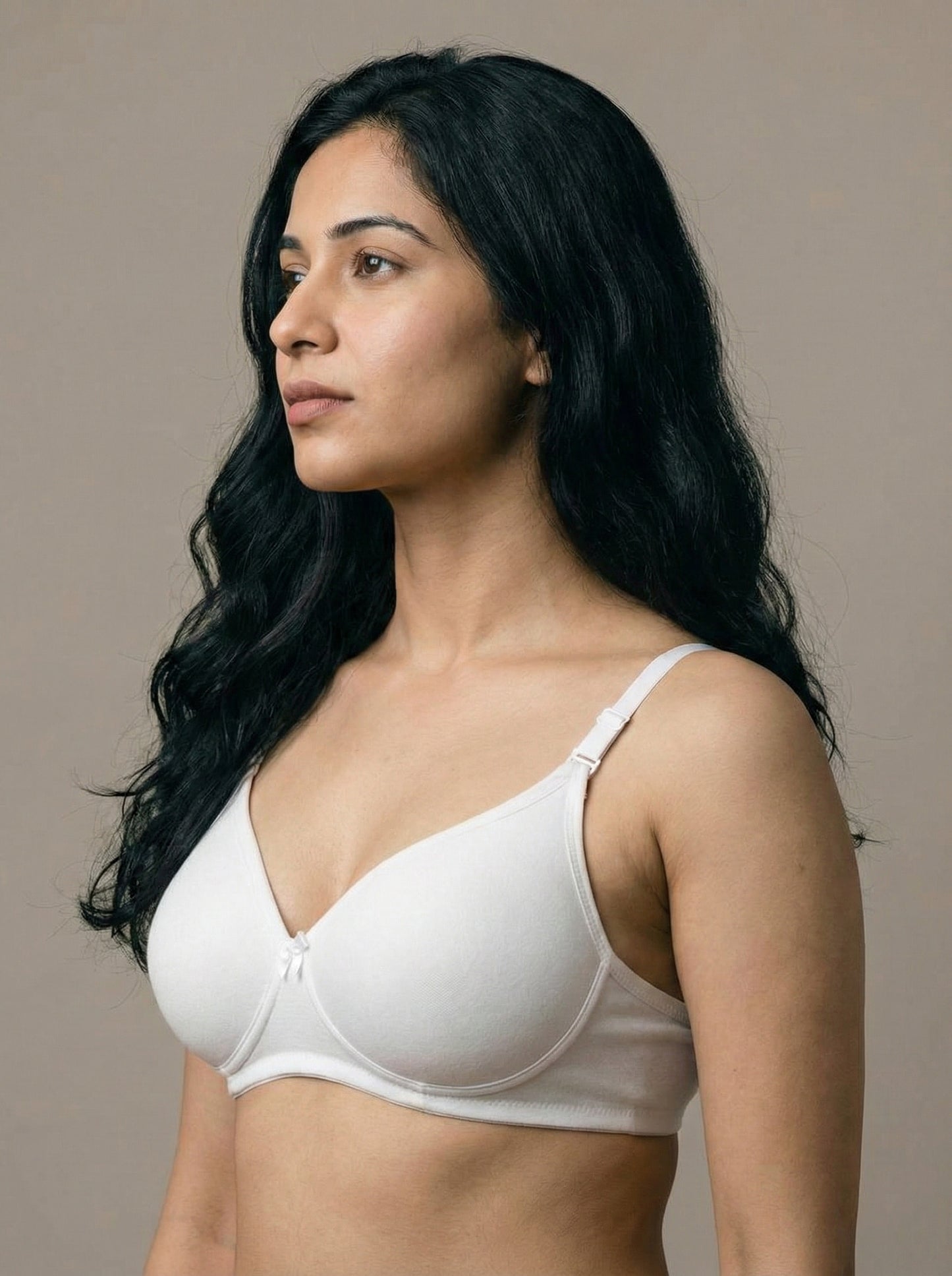 The Luella Cotton-Blend Seamless Padded Everyday Bra