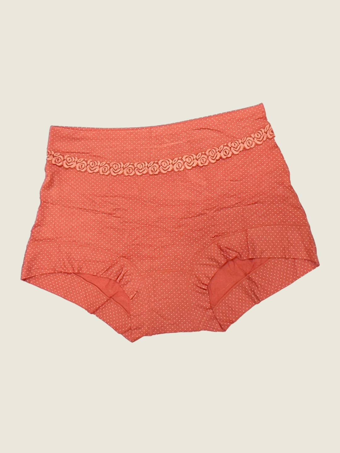Luella™ Women's Elegant Lace Waistband Hipster Panty – Full Coverage Cotton-Spandex Comfort.